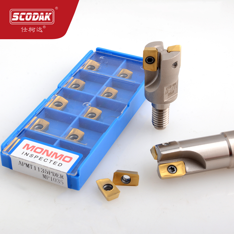 APMT1135PDER-XM MP1035一行數(shù)控銑刀片 MONMO刀粒鋼件不銹鋼專用